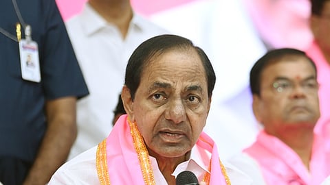  Bharat Rashtra Samithi (BRS) president K. Chandrasekhar Rao