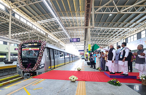 Karnataka spent more on Namma Metro than Union govt, says CM Siddaramaiah as PM looks on