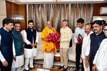 Chandrababu Naidu slams Oppn for fielding candidate in V-P election
