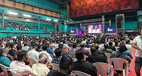 Atheist event in Kochi disrupted briefly as man walks in with gun
