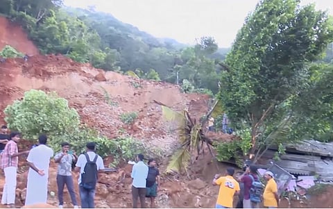 Mudslide in Adimali