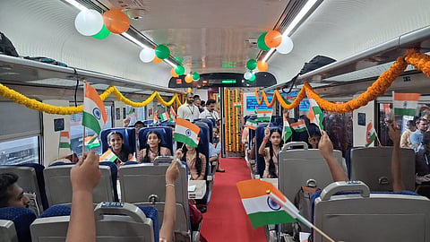 Vande Bharat Express, connecting Ernakulam with Bengaluru. 