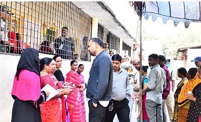 Voting in Jubilee Hills constituency 