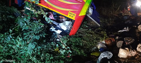 Bus with pilgrims falls into gorge in Andhra Pradesh; eight killed, several injured
