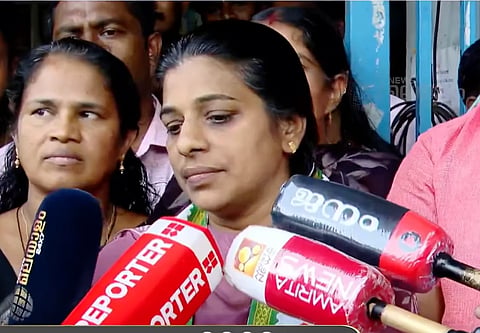 Tesi Jose Kallarakkal, the elected panchayat president