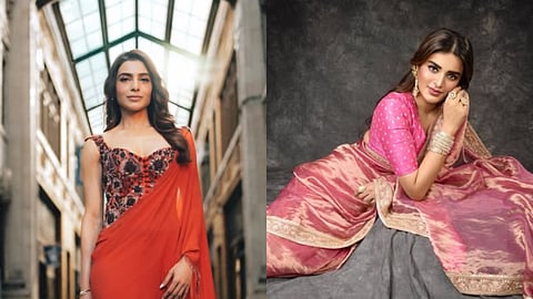 A collage of actors Samantha (left) & Nidhhi Agerwal 