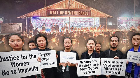 Image showing protestors with banners