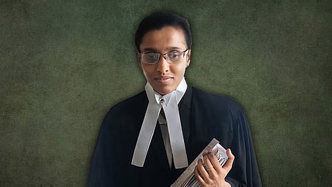 Imaeg featuring Thanya Nathan C  wearing lawyers' attire 