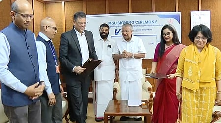 Kerala govt signs Rs 2,000 crore MoUs with three PSUs for logistics ecosystem at Adani Vizhinjam International Seaport