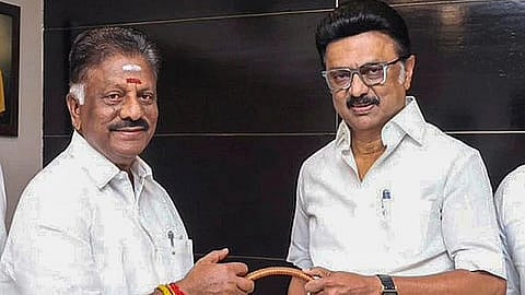 Three time TN CM and expelled AIADMK leader O Panneerselvam joins DMK 

