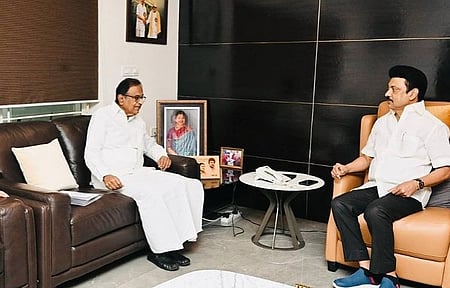Chidambaram meets CM Stalin as DMK–Congress alliance teeters over seat-sharing deadlock