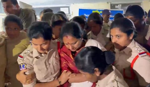 Telangana Jagruthi president Kavitha expresses solidarity with victims of Velugumatla demolition 