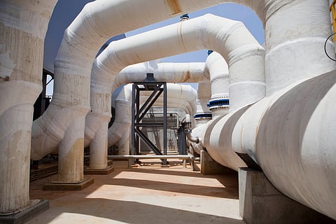 The Sorek desalination plant operates in Rishon LeZion, Israel, May 4, 2014. 