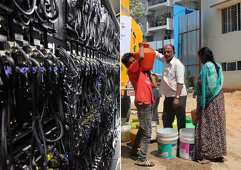 In Bengaluru’s water-stressed areas sit most of its data centres
