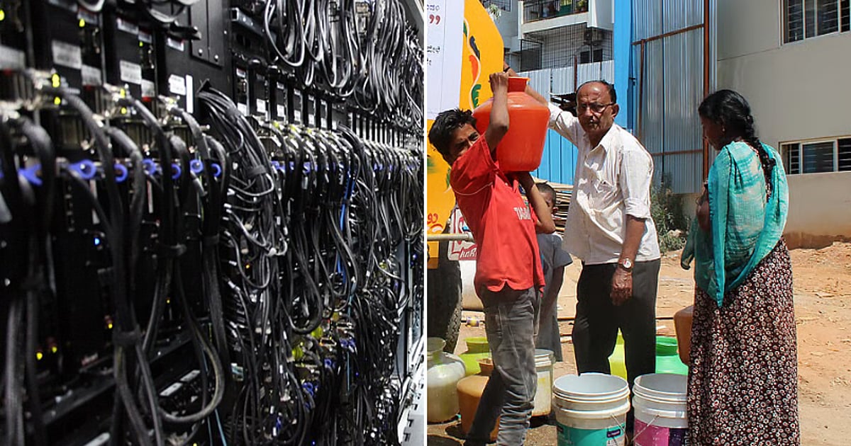 In Bengaluru’s water-stressed areas sit most of its data centres