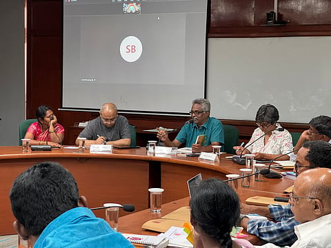The day-long consultation on contractualisation of labour held at National Law School of India University in Bengaluru. 