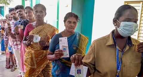 Tamil Nadu polls: 56.81% turnout by 1 pm as voting underway in 234 seats

