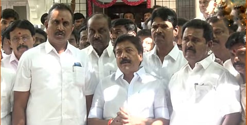 AIADMK infighting peaks: MLAs led by C Ve Shanmugam to support TVK
