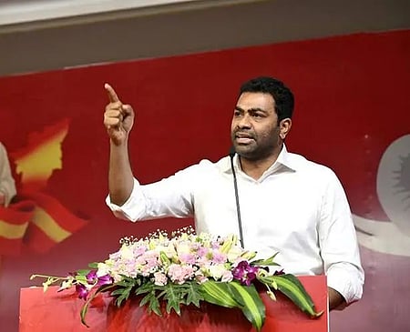 Minister Aadhav Arjuna 