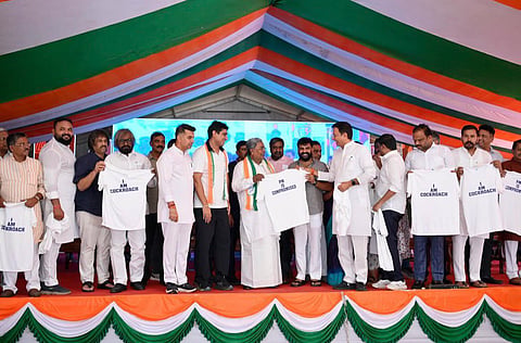 Siddaramaiah joins Youth Congress protest over NEET leak, seeks Union Edu Min’s resignation