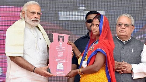 A beneficiary of the Pradhan Mantri Ujjwala Yojana
