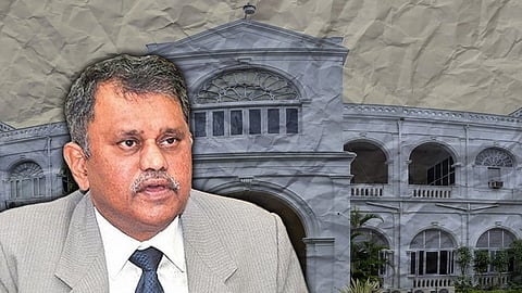 Nimmagadda Ramesh Kumar, Director General, ASCI in a grey suit. In the background, an image of ASCI Hyderabad