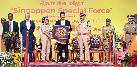 TN CM Vijay launches Singappen Special Force, allots Rs 354 crores 
