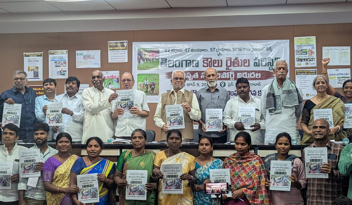 Telangana tenant farmers urge Congress govt to implement promise, demand recognition