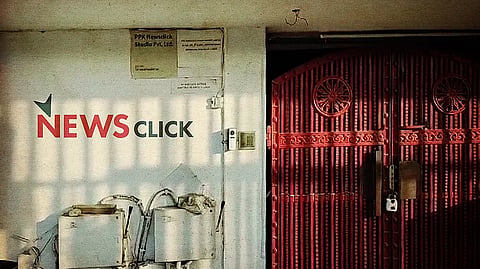 News Click's office in New Delhi