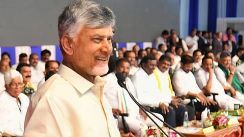 AP CM Naidu calls for Godavari, Cauvery river linking as a national project 