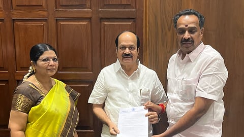 Karur MLA M R Vijayabhaskar resigns, AIADMK strength drops to 41 in Assembly
