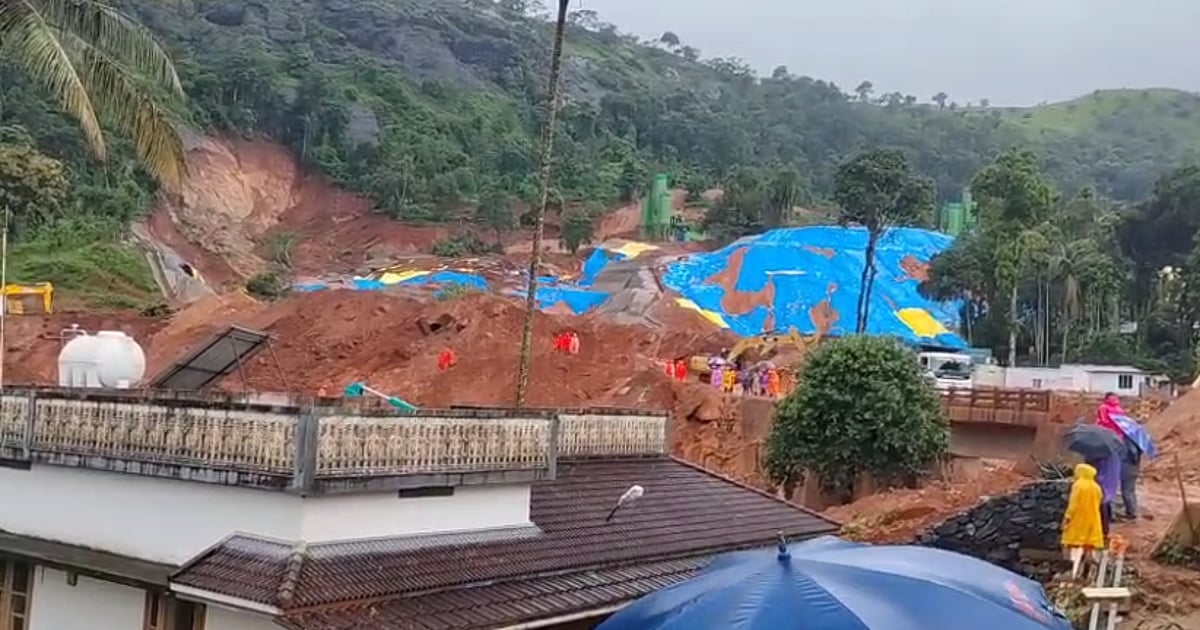 Wayanad landslide: Search for 5 missing persons hampered by soil instability, rain
