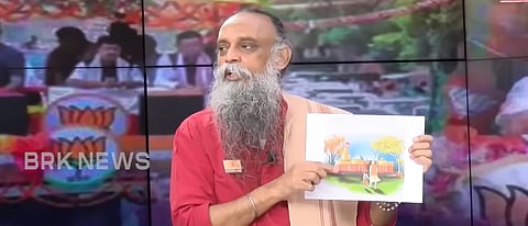 Hindu activist attacked during live Telugu YouTube debate over BJP’s use of deities