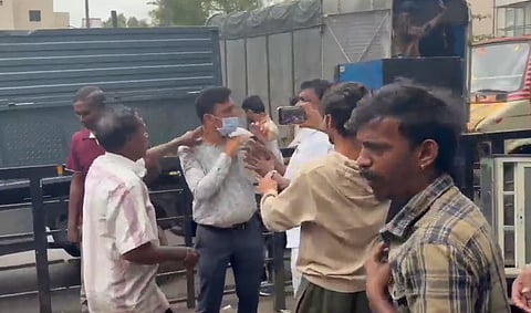 10 arrested after GBA engineer assaulted during Bengaluru footpath clearance drive