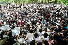 'Mere agitation can't justify lathi-charge': CJI on NEET protest pleas
