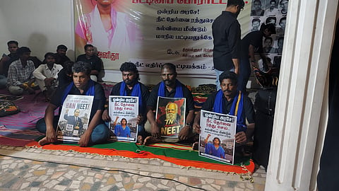Anti-NEET Federation members on hunger strike 