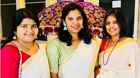 (L to R): Anjana Hari, the accused Anila, and Ann Mary