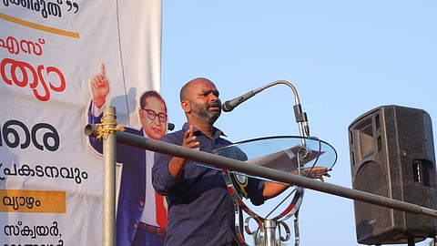 Activist Ravichandran (Raees) says sanitation work contracts should be shifted to Dalit entrepreneurs
