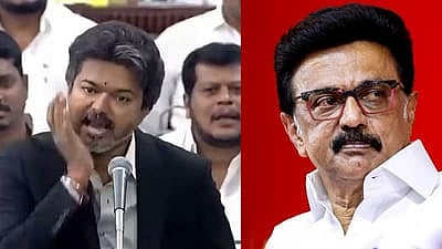 CM Vijay faces flak for gesture allegedly mocking DMK president Stalin’s facial injury
