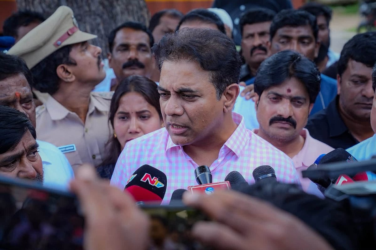 Telangana: KTR flays FIR against BRS leaders that allege outraging modesty of women cops