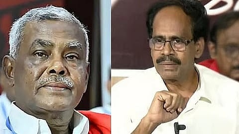CPI(M) Shanmugam and CPI Veerapandian