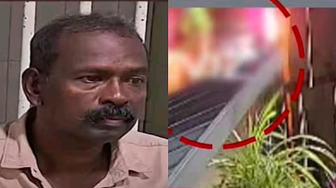 
Image featuring Anilkumar and the CCTV footage
