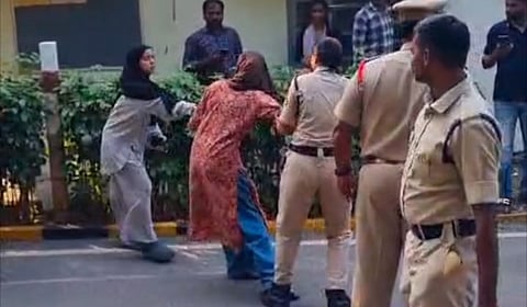 Hyderabad: EFLU students detained for protesting talk by Telangana RSS leader