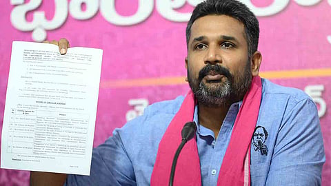 BRS leader Manne Krishank arrested over allegations against CM Revanth Reddy’s daughter
