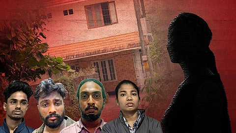 Image featuring VS Sanjay, Sreeraj, Jith Martin and Saranya ( L to R) 