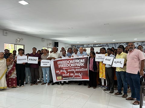 Civil society groups warn of mass disobedience if Bengaluru protest are restricted to Freedom park 
