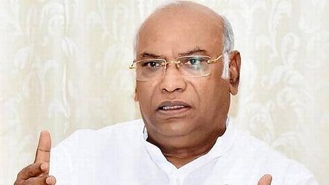 Congress president Mallikarjun Kharge 