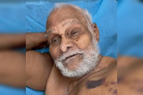  Ramananda Teertha was admitted to the government-run Gandhi Hospital in the city on April 24