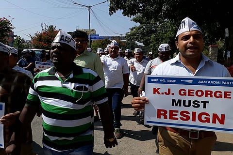 KJ George behaving like King George’: AAP demands K’taka minister’s resignation