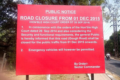 Army to close Secunderabad's Gough Road for civilians from June